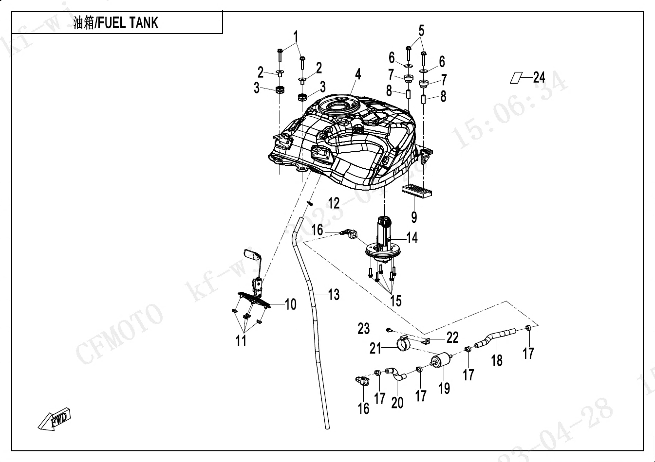 FUEL TANK - F12