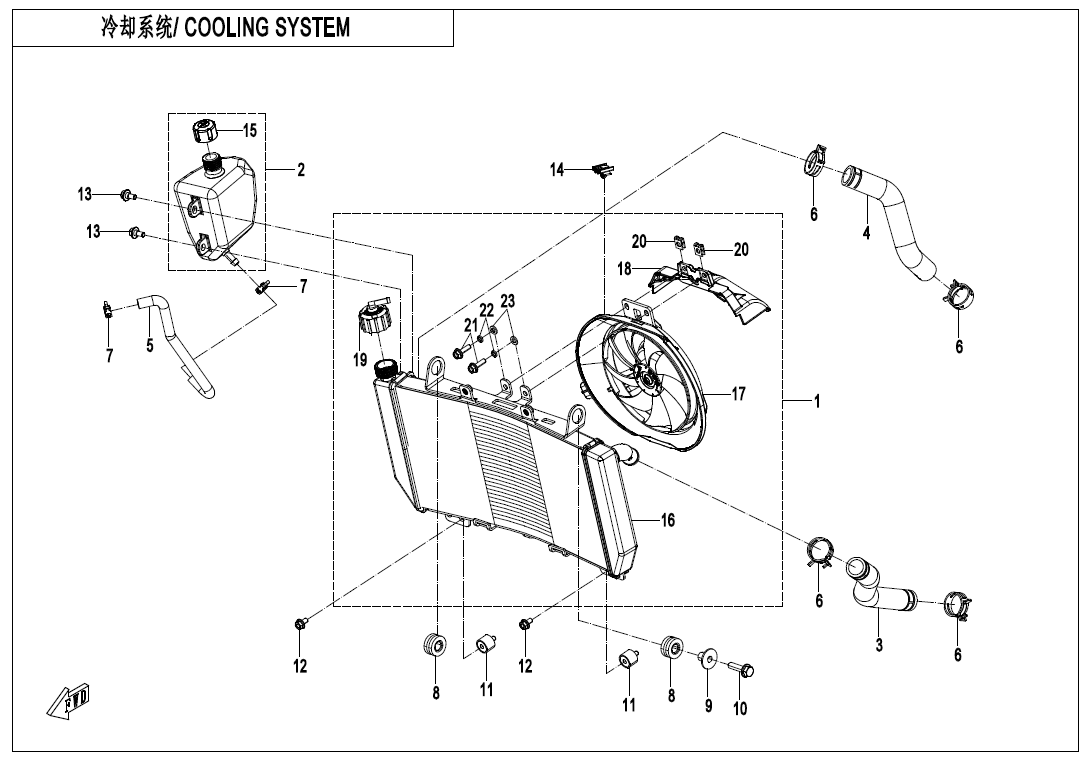 COOLING SYSTEM - F18