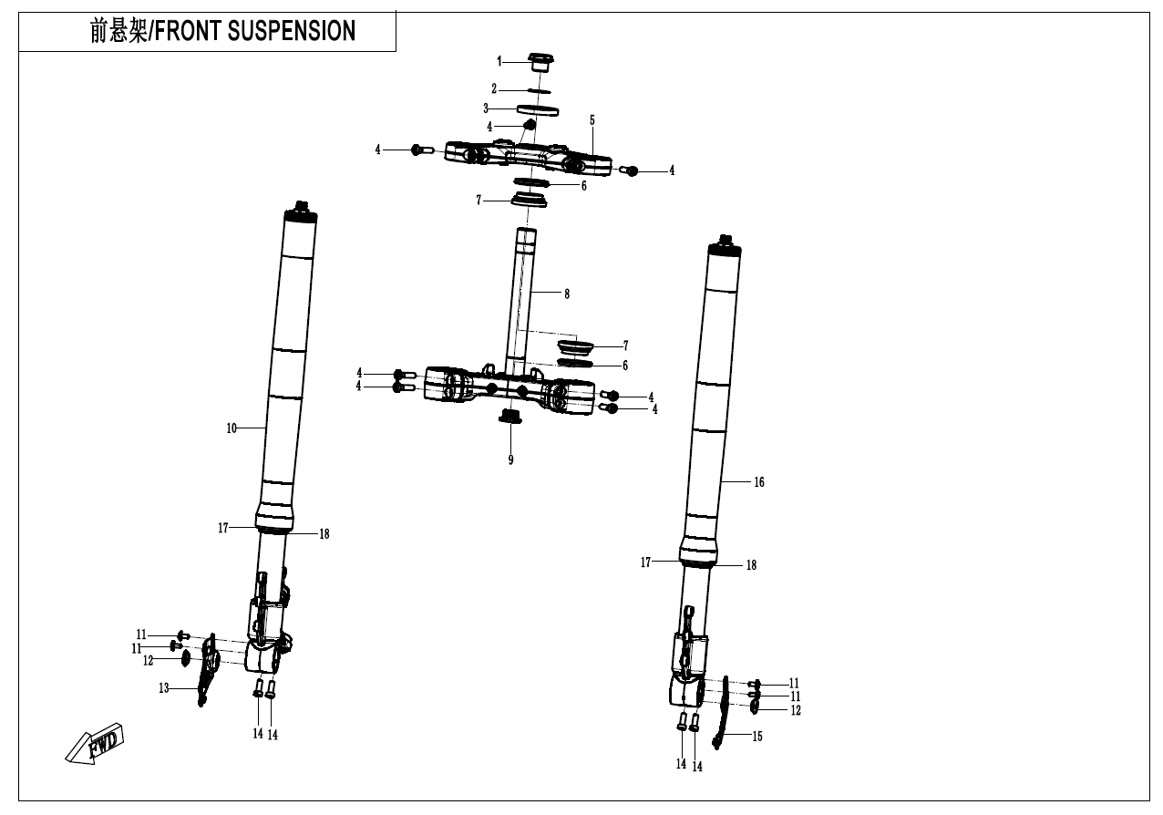 FRONT SUSPENSION - F05
