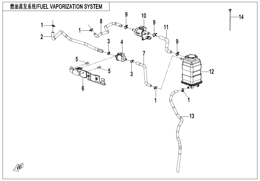 FUEL EVAPORATION SYSTEM - F36