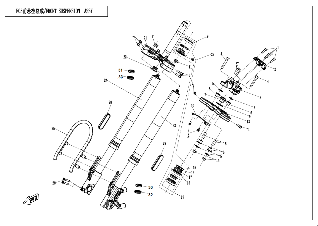 FRONT SUSPENSION - F05