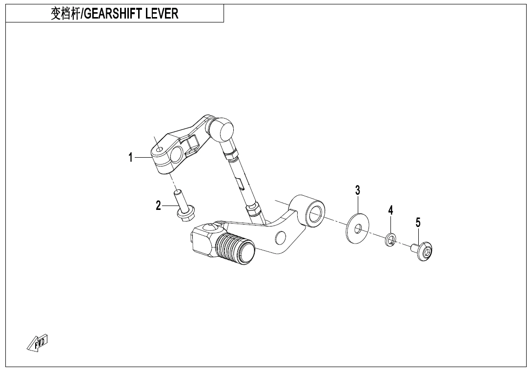 GEARSHIFT LEVER - F03-3