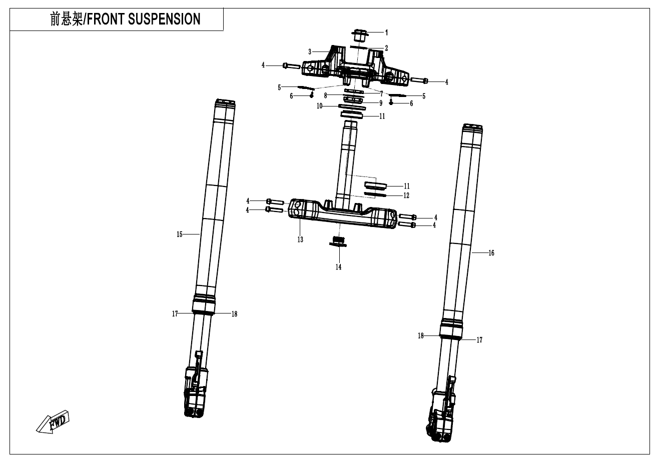 FRONT SUSPENSION - F05