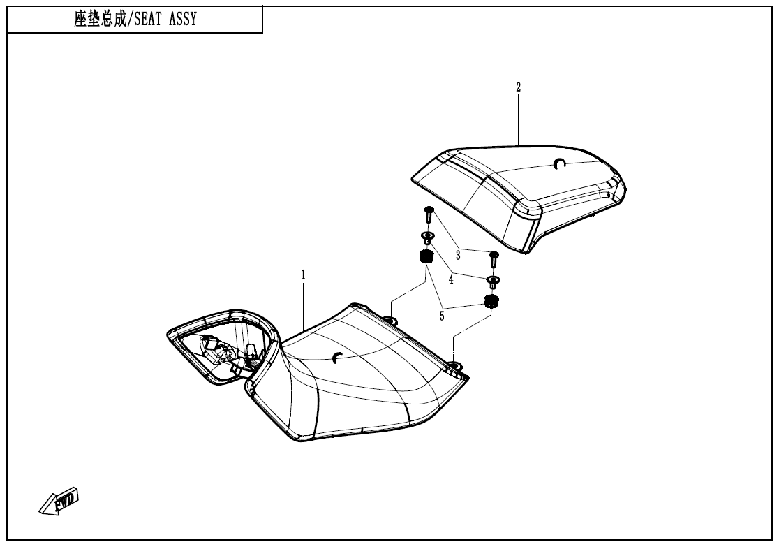 SEAT ASSY - F13