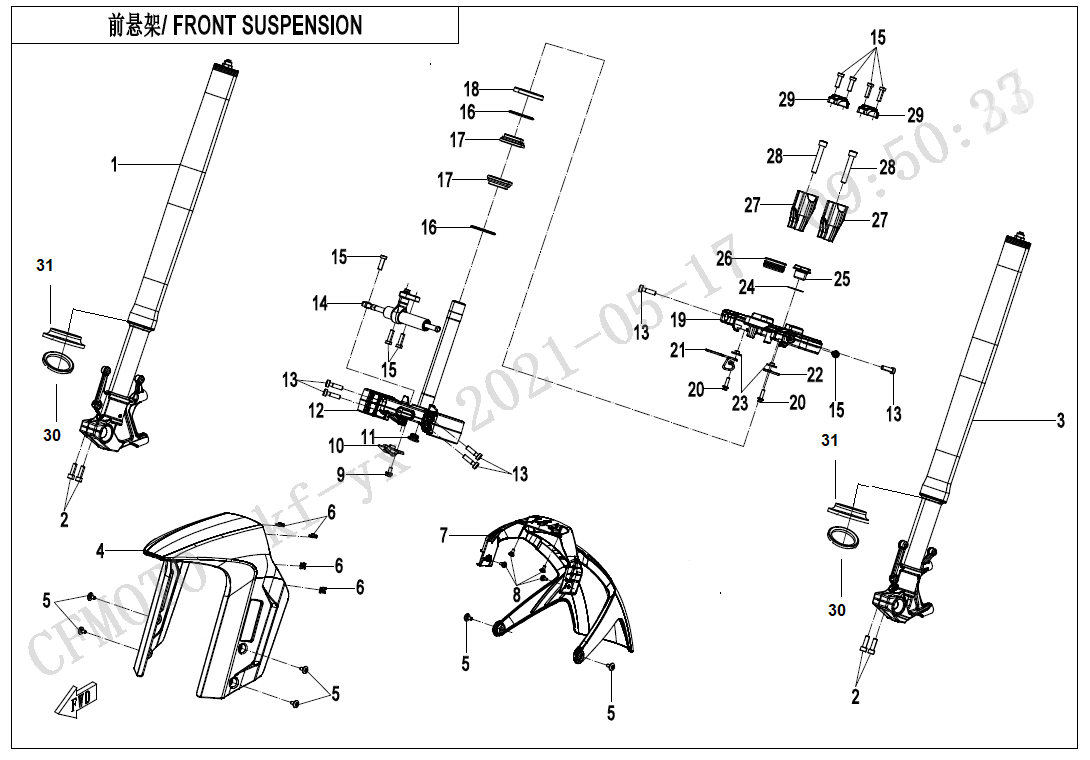 FRONT SUSPENSION - F05