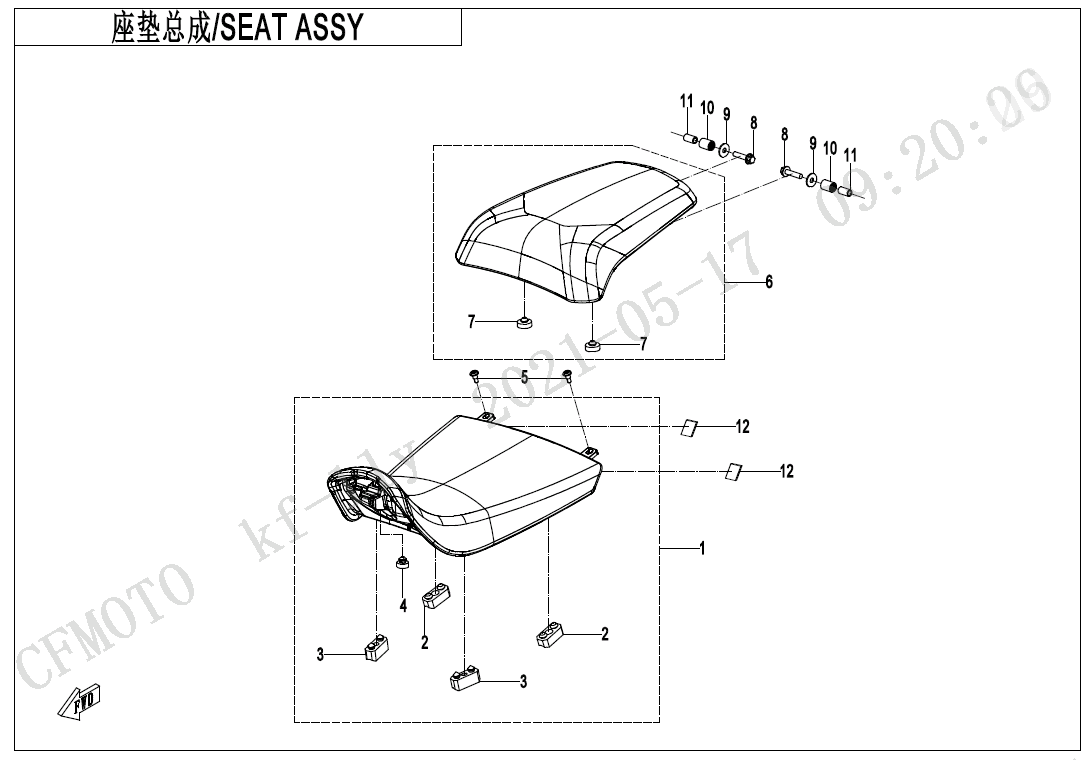SEAT ASSY(SPORT) - F13-A