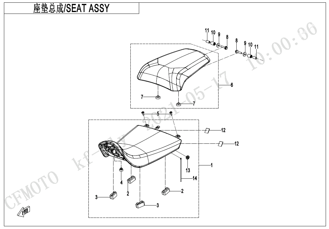 SEAT ASSY(EXPLORE EDITION) - F13-B