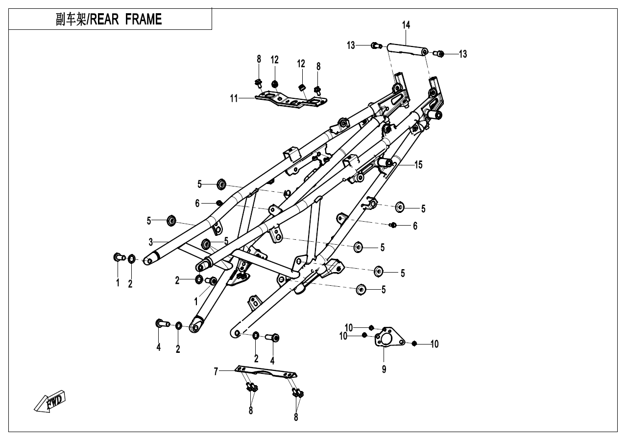 REAR FRAME - F03-2