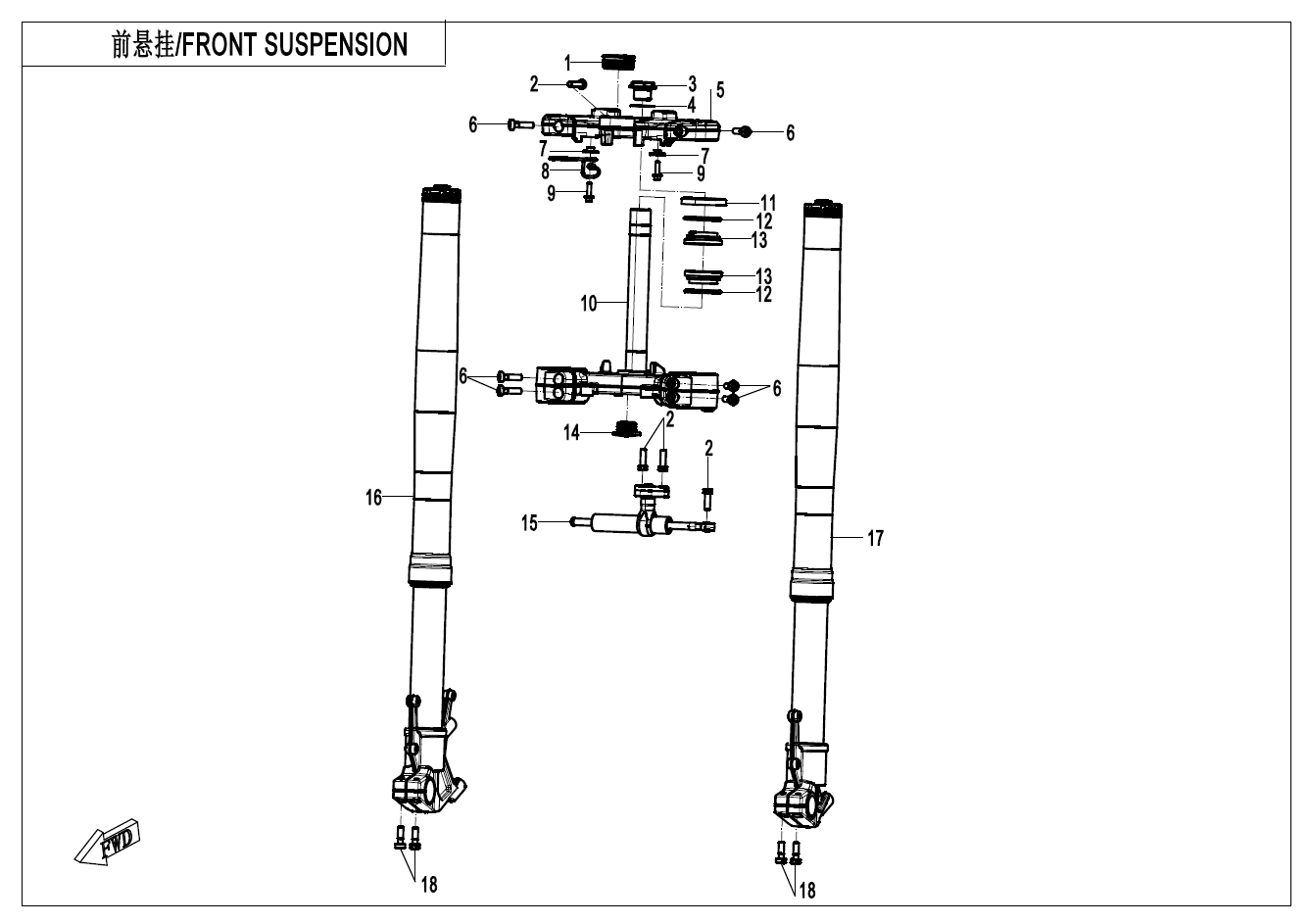 FRONT SUSPENSION - F05