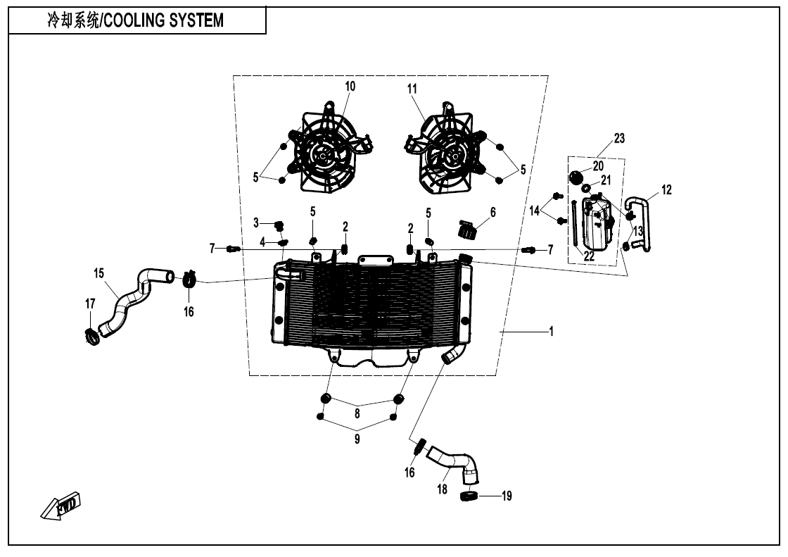 COOLING SYSTEM - F18