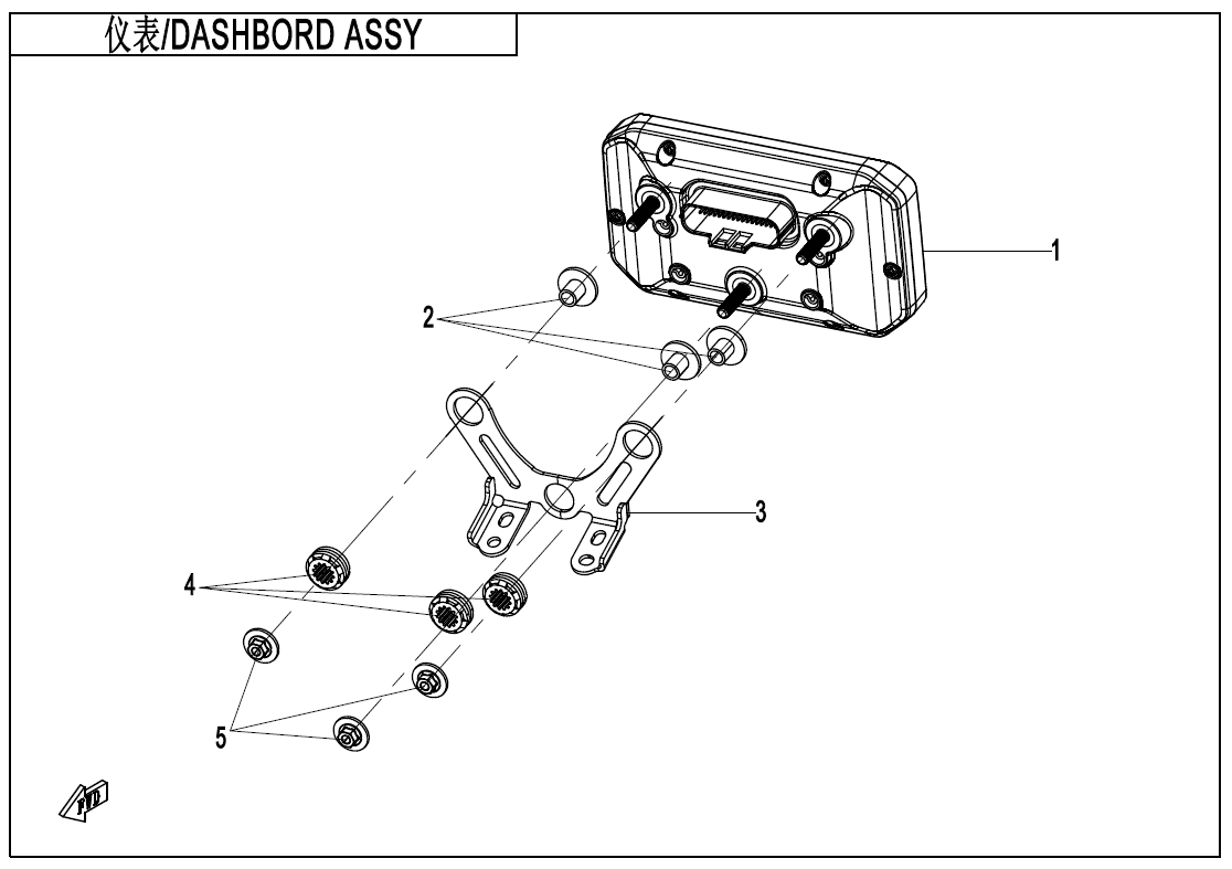 DASHBOARD ASSY - F17-A