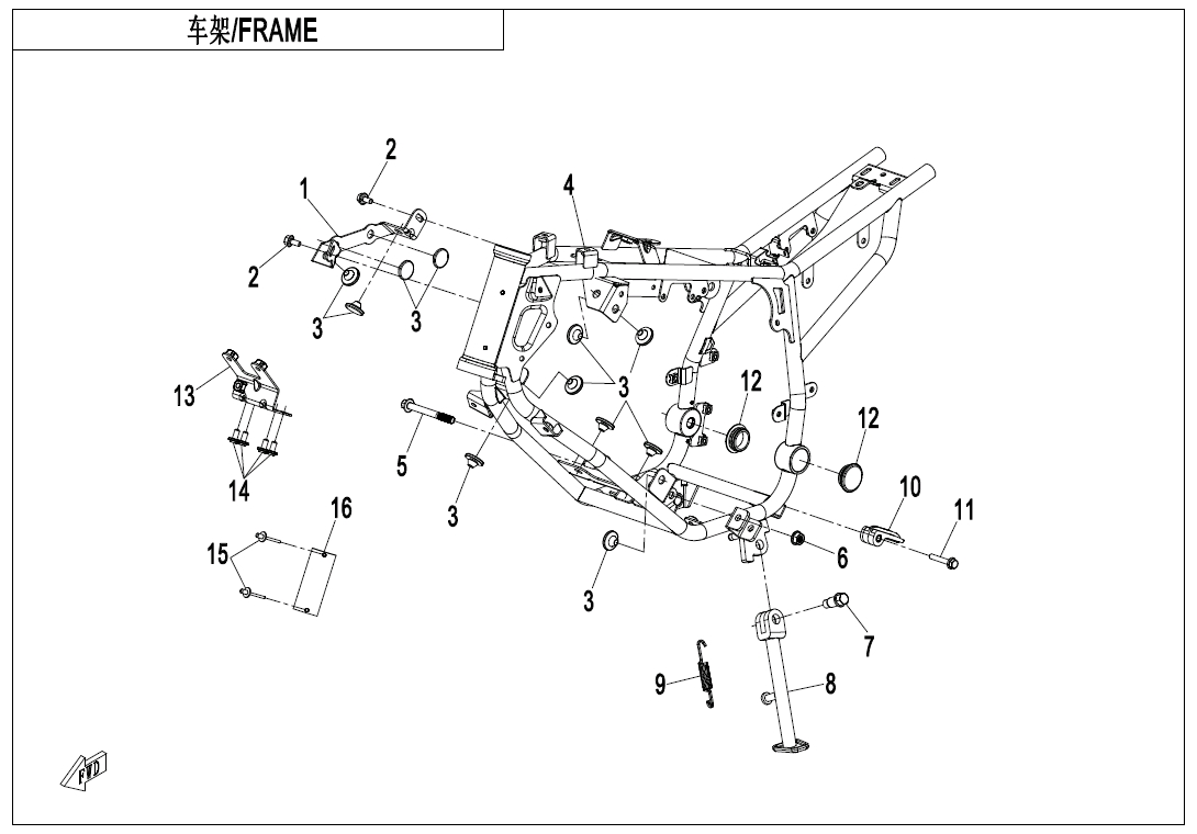 FRAME ASSY - F03