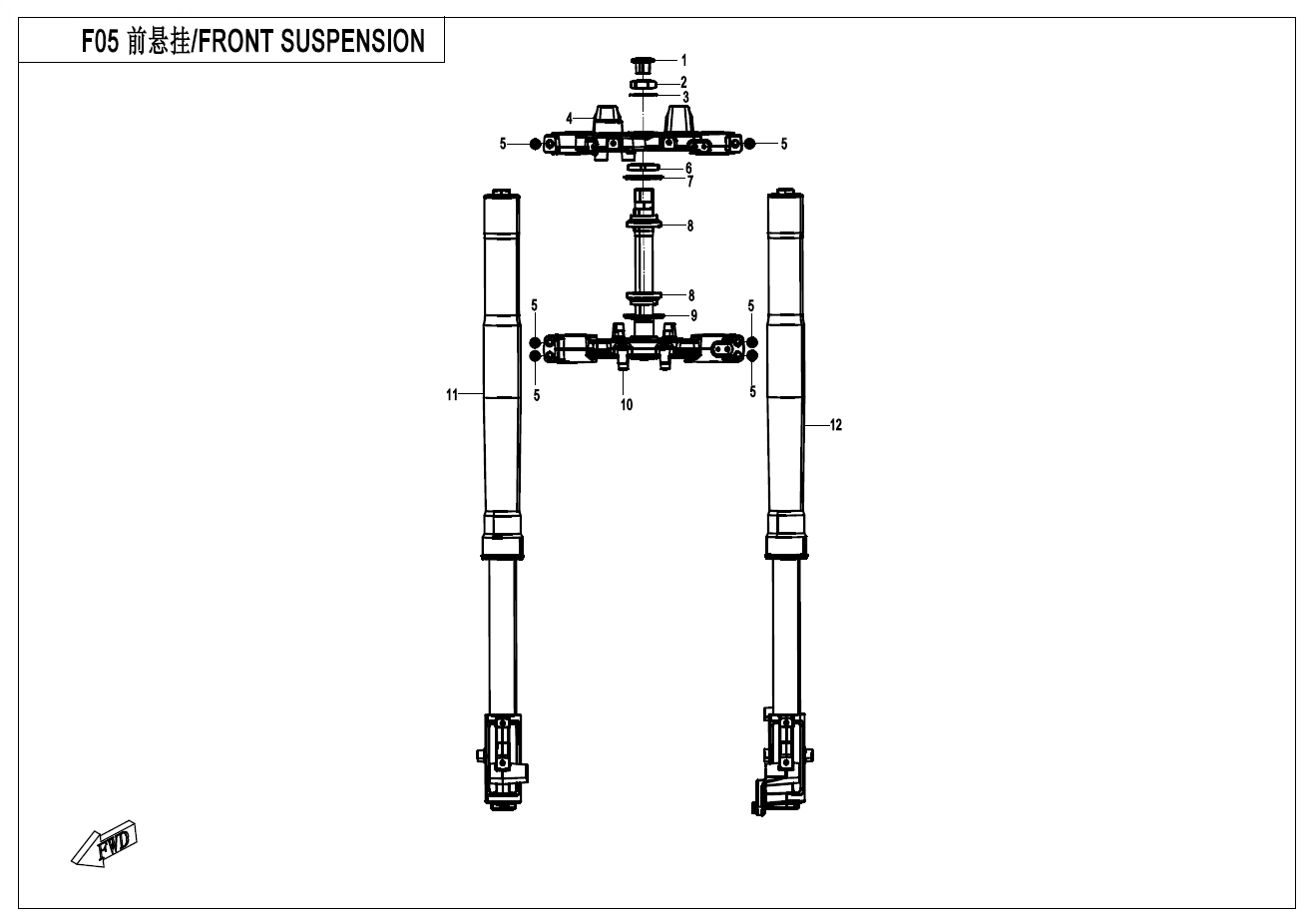 FRONT SUSPENSION - F05