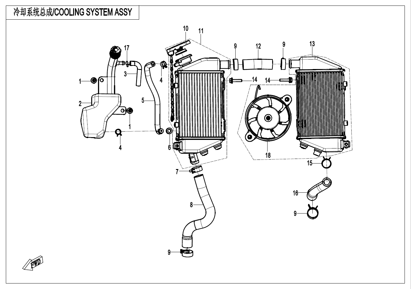 COOLING SYSTEM - F18