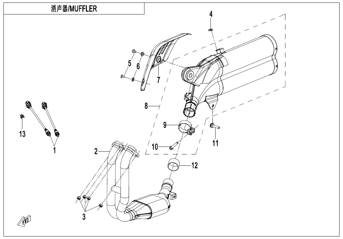 MUFFLER(BRAZIL) - F02-B