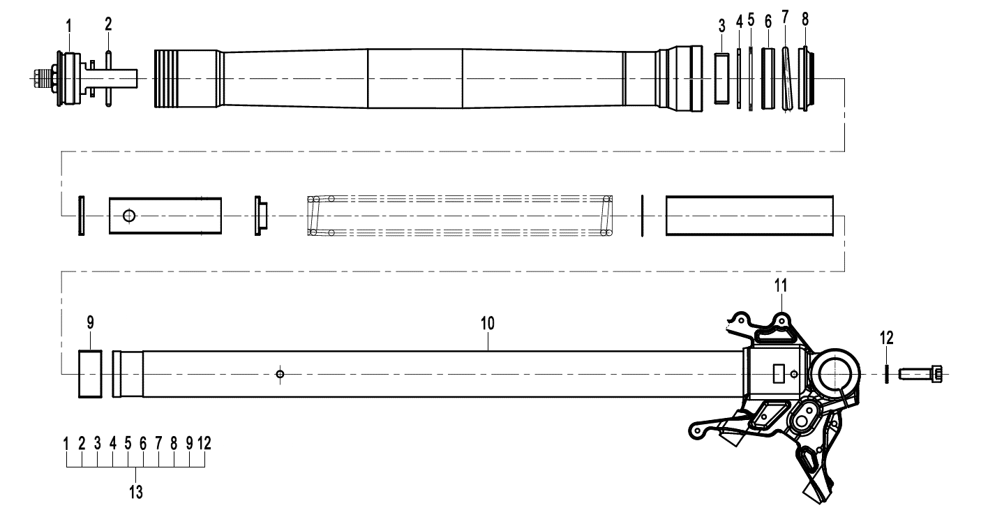 FRONT SHOCK ABSORBER - F05-2