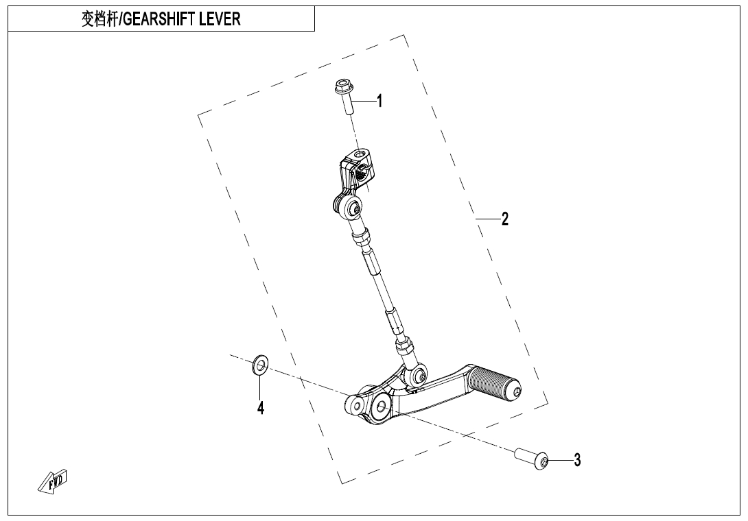 GEARSHIFT LEVER - F03-3
