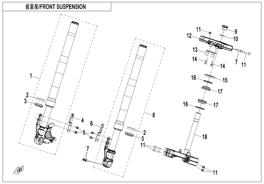 FRONT SUSPENSION - F05-1