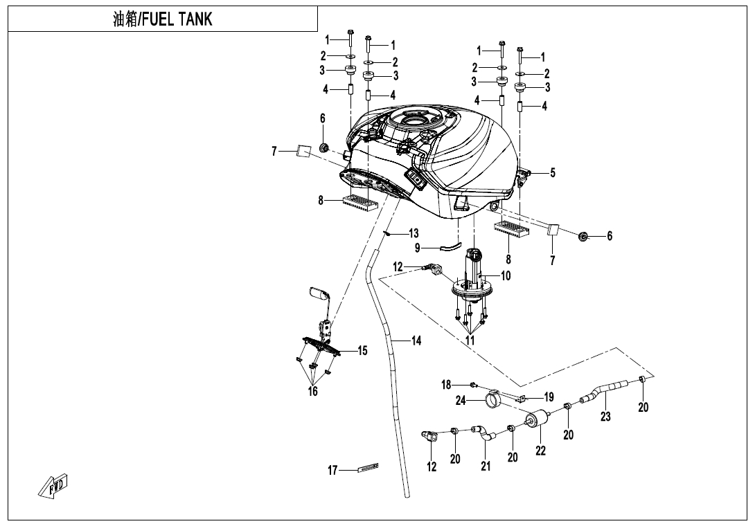FUEL TANK - F12