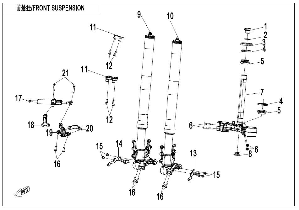 FRONT SUSPENSION - F05-1