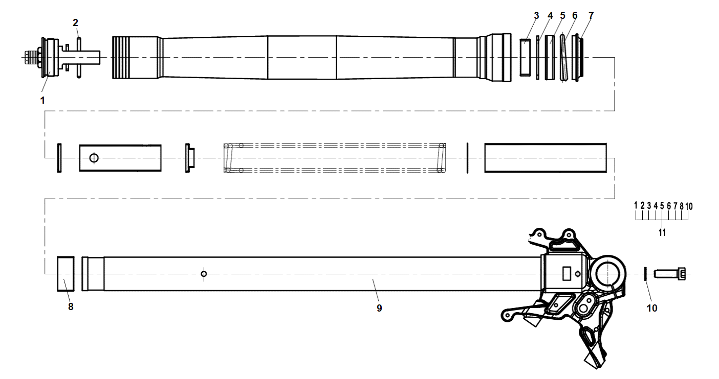 FRONT SHOCK ABSORBER - F05-2
