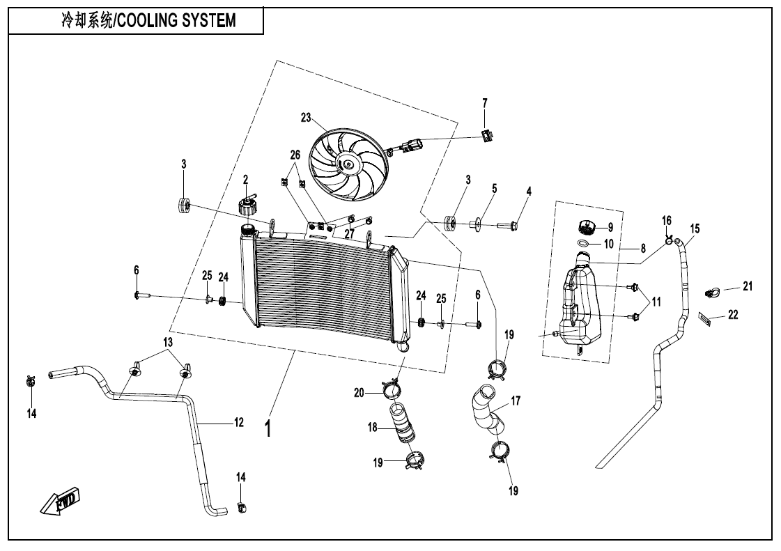 COOLING SYSTEM - F18-A