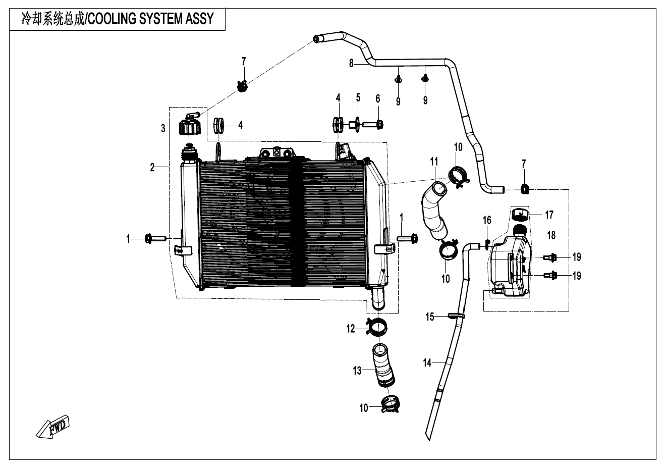 COOLING SYSTEM - F18-A