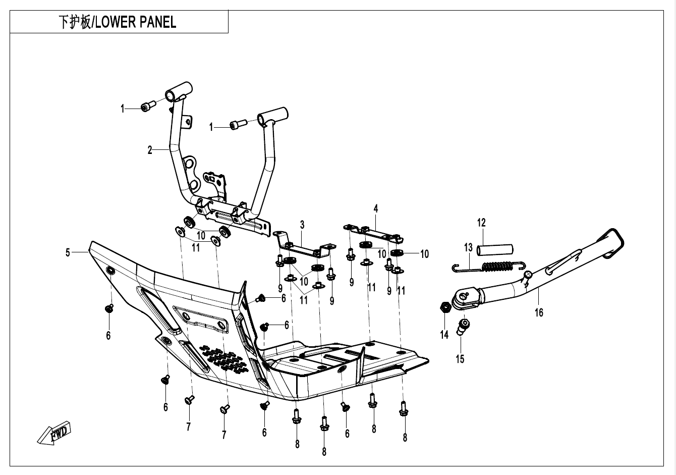 LOWER PANEL - F03-3