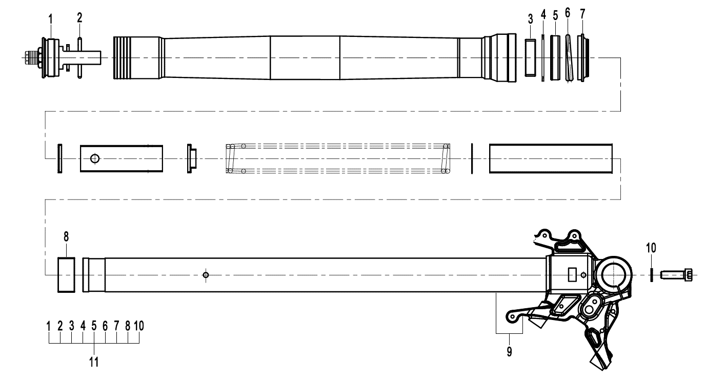 FRONT SHOCK ABSORBER - F05-2