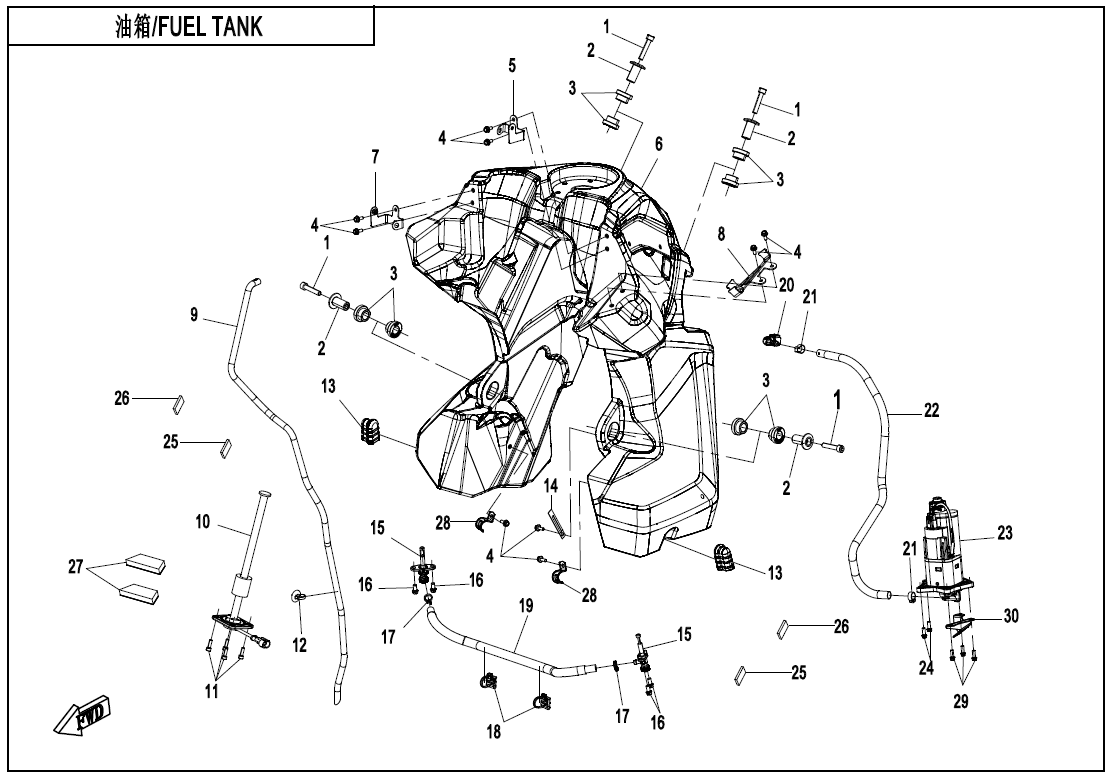 FUEL TANK - F12