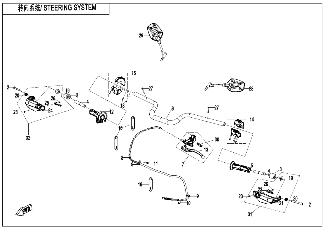 STEERING SYSTEM(EXPLORE EDITION) - F10-B