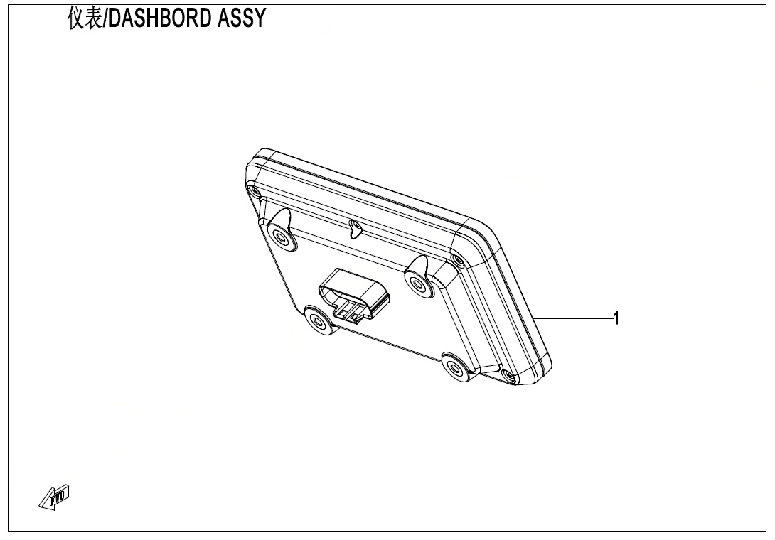 DASHBOARD ASSY(SPORT) - F17-A