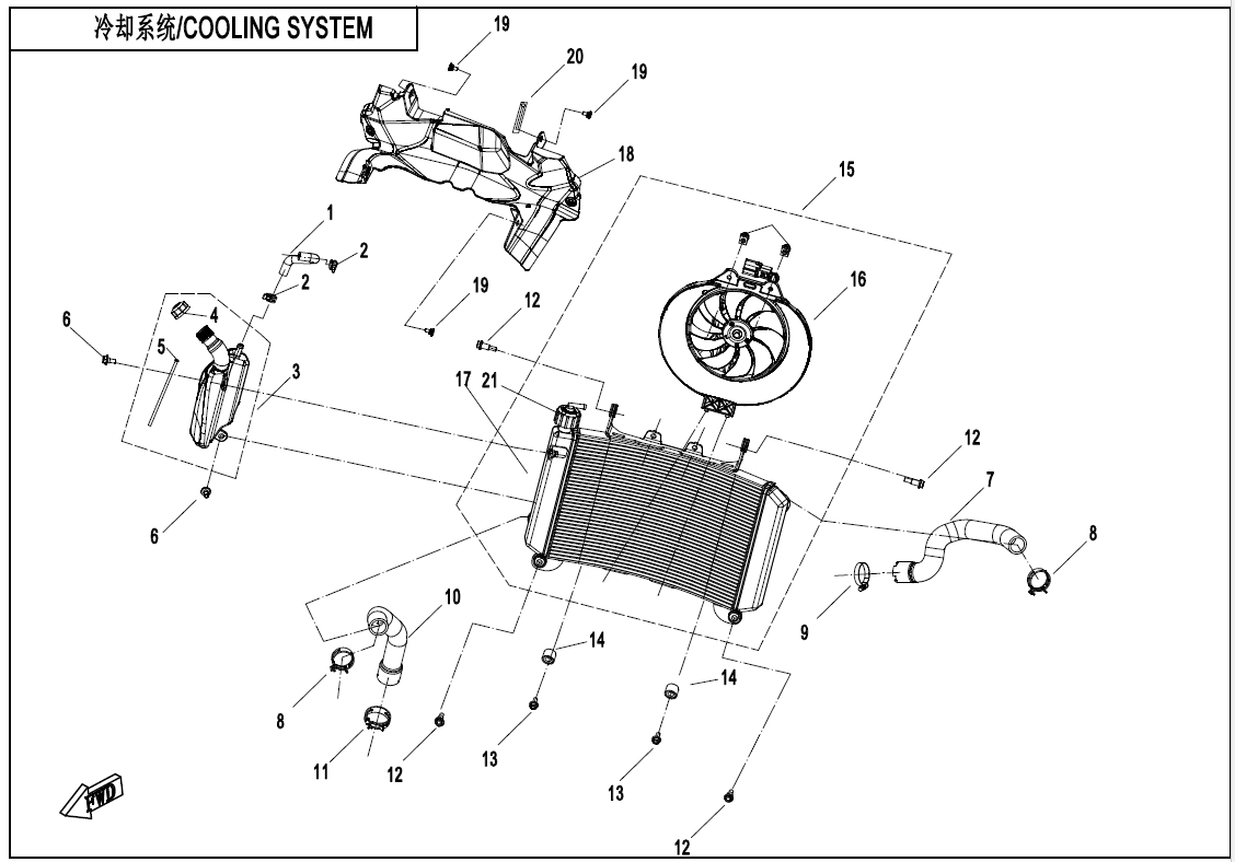 COOLING SYSTEM - F18