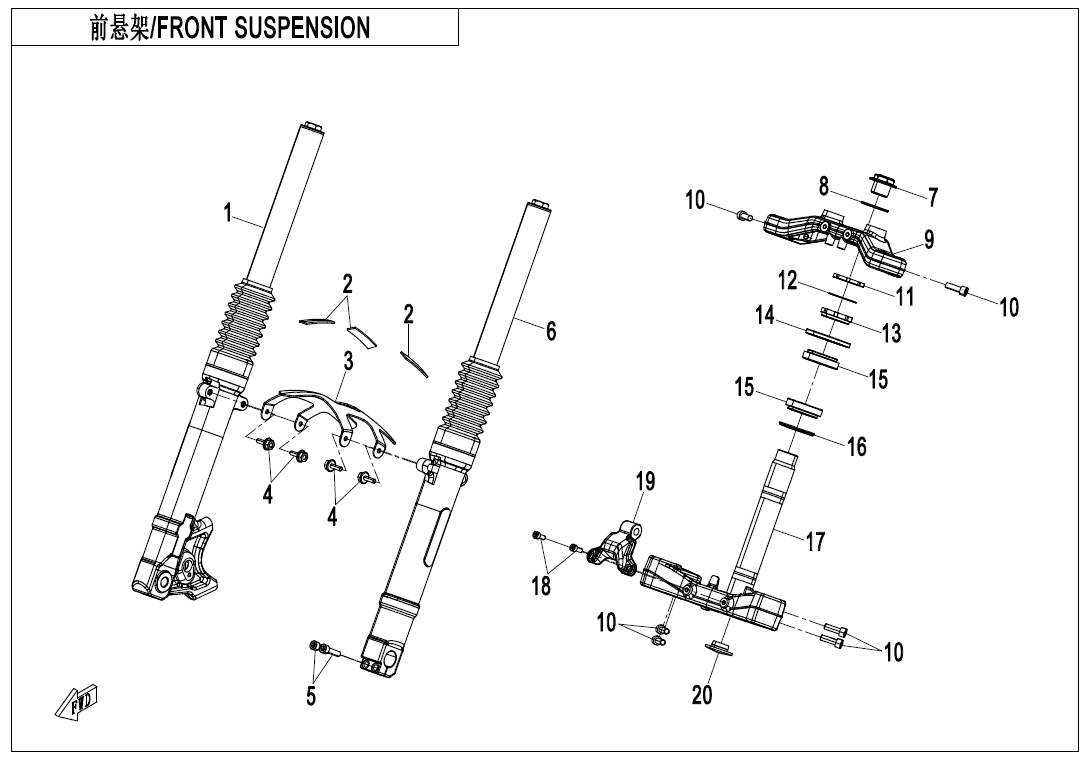 FRONT SUSPENSION - F05