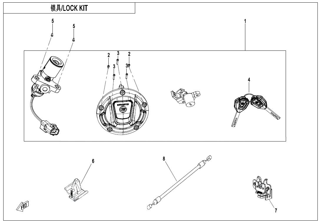 LOCK KIT - F01